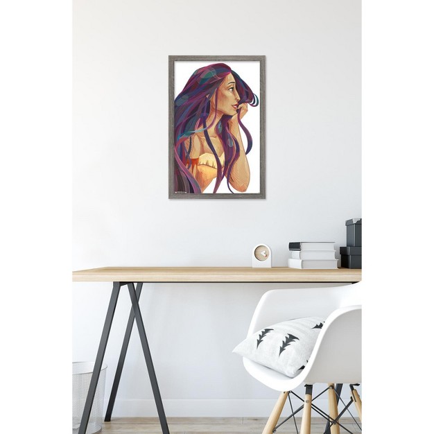 Trends International Disney Pocahontas Stylized Framed Wall Poster Prints