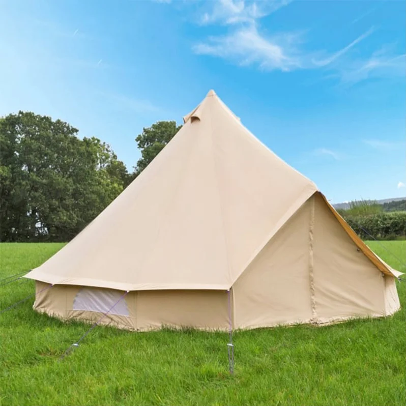 Newly produced blow up outdoor dome hiking camping double layer 2 men bell tent pole