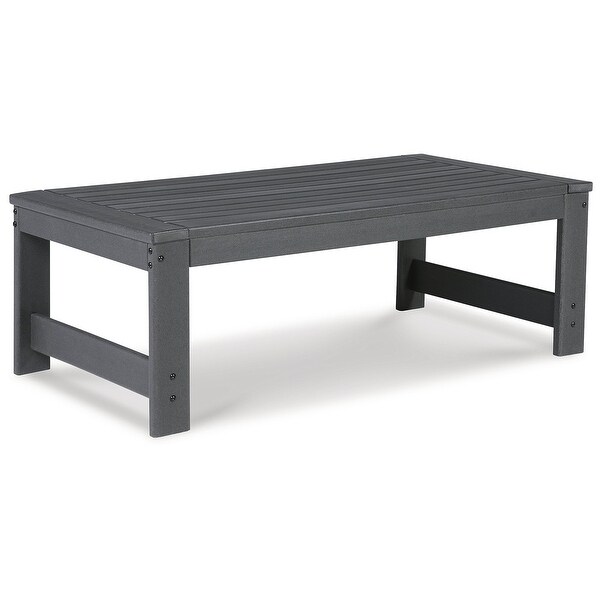 Signature Design by Ashley Amora Outdoor Poly All Weather Coffee Table