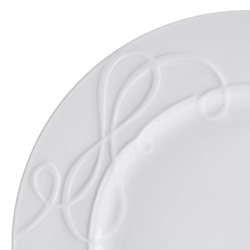 Mikasa Embossed Love Story 18-Piece Bone China Dinnerware Set