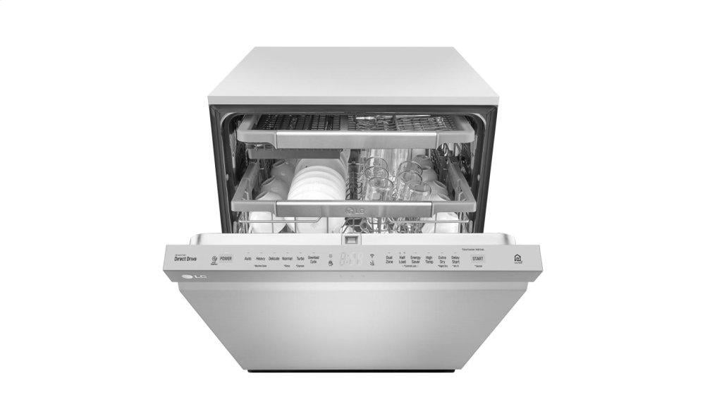 Lg LDP6797ST Top Control Smart Wi-Fi Enabled Dishwasher With Quadwash™