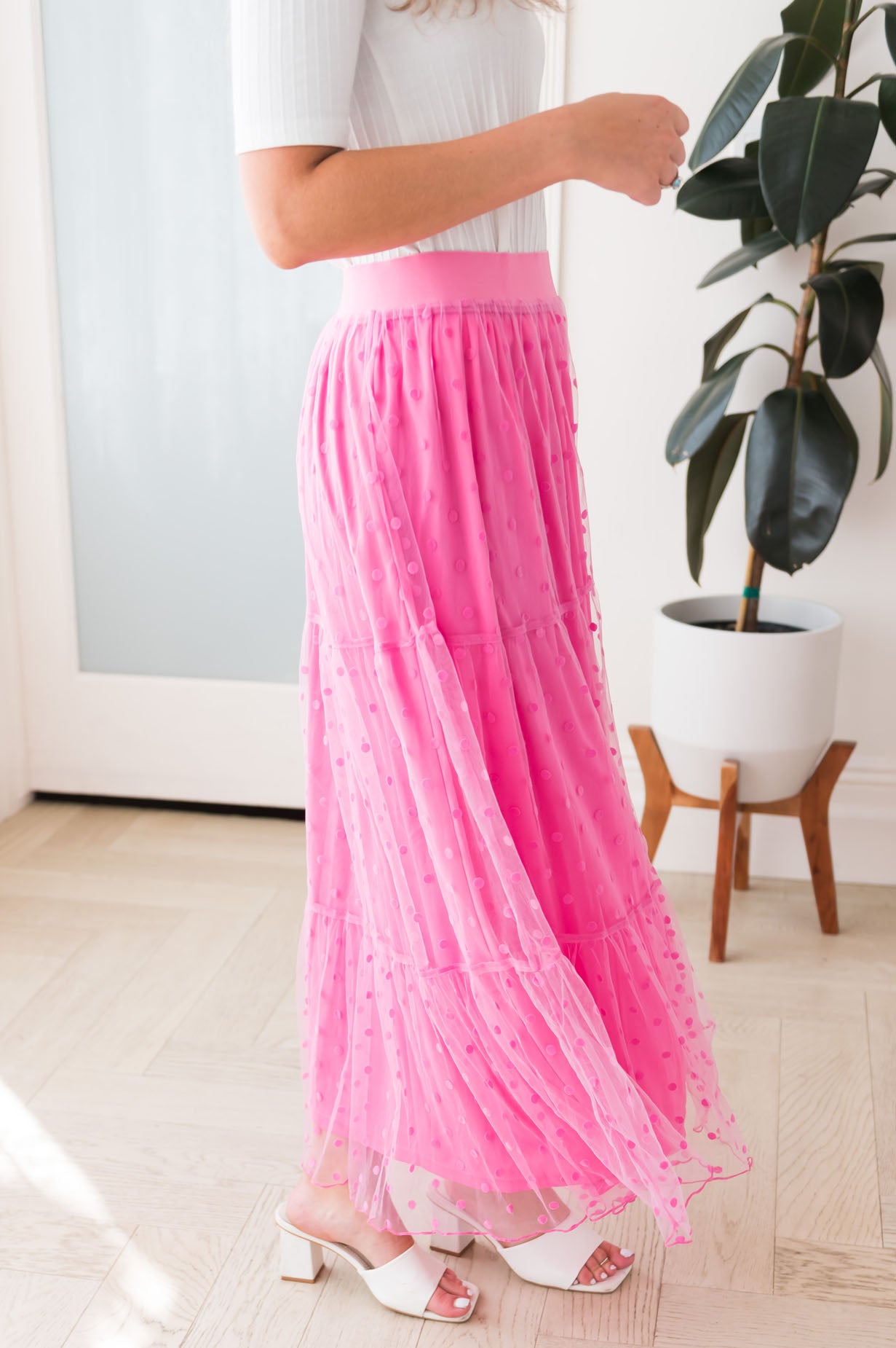 Twirling Beauty Modest Tulle Skirt