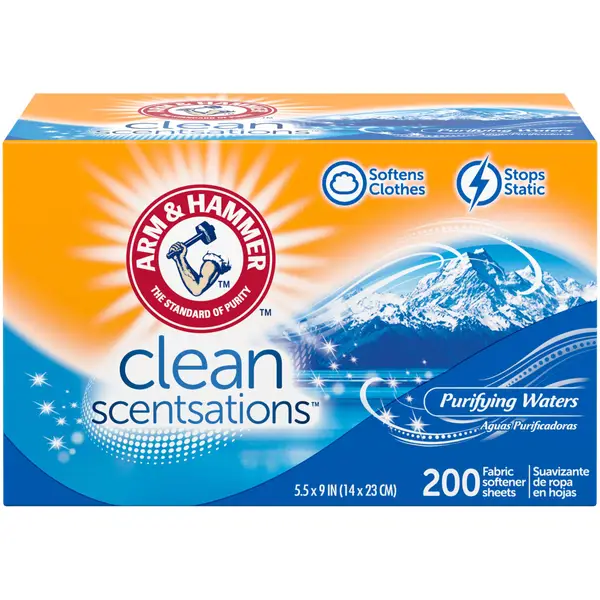 Arm and Hammer 200-Count Fabric Softener Sheets