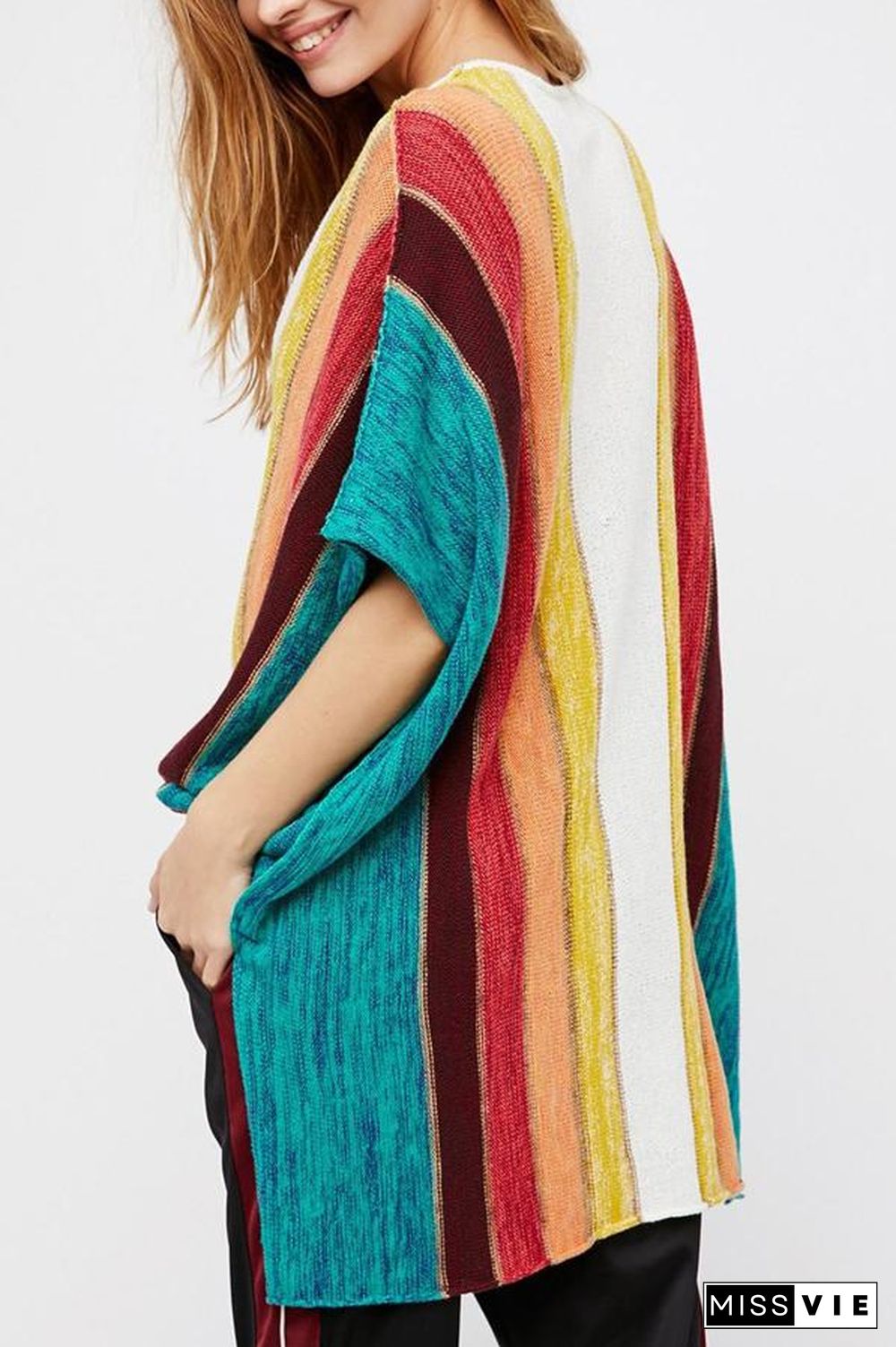 Rainbow Style Crochet Cover-Up