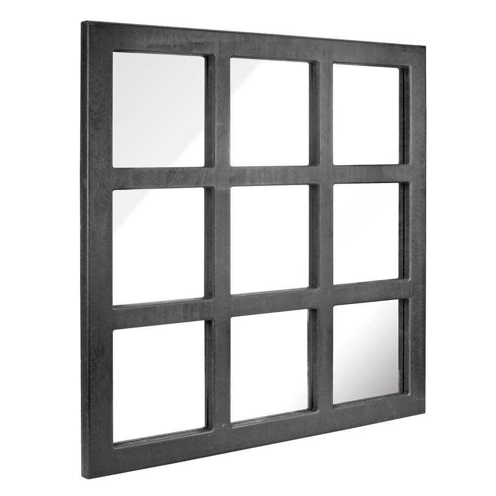 Farmhouse Panel Window Pane Wall Mirror