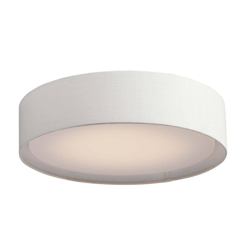 Maxim Lighting Prime 20 in. Oatmeal Integrated LED Flushmount Light 10222OM