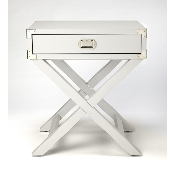 Butler anew White campaign Side Table