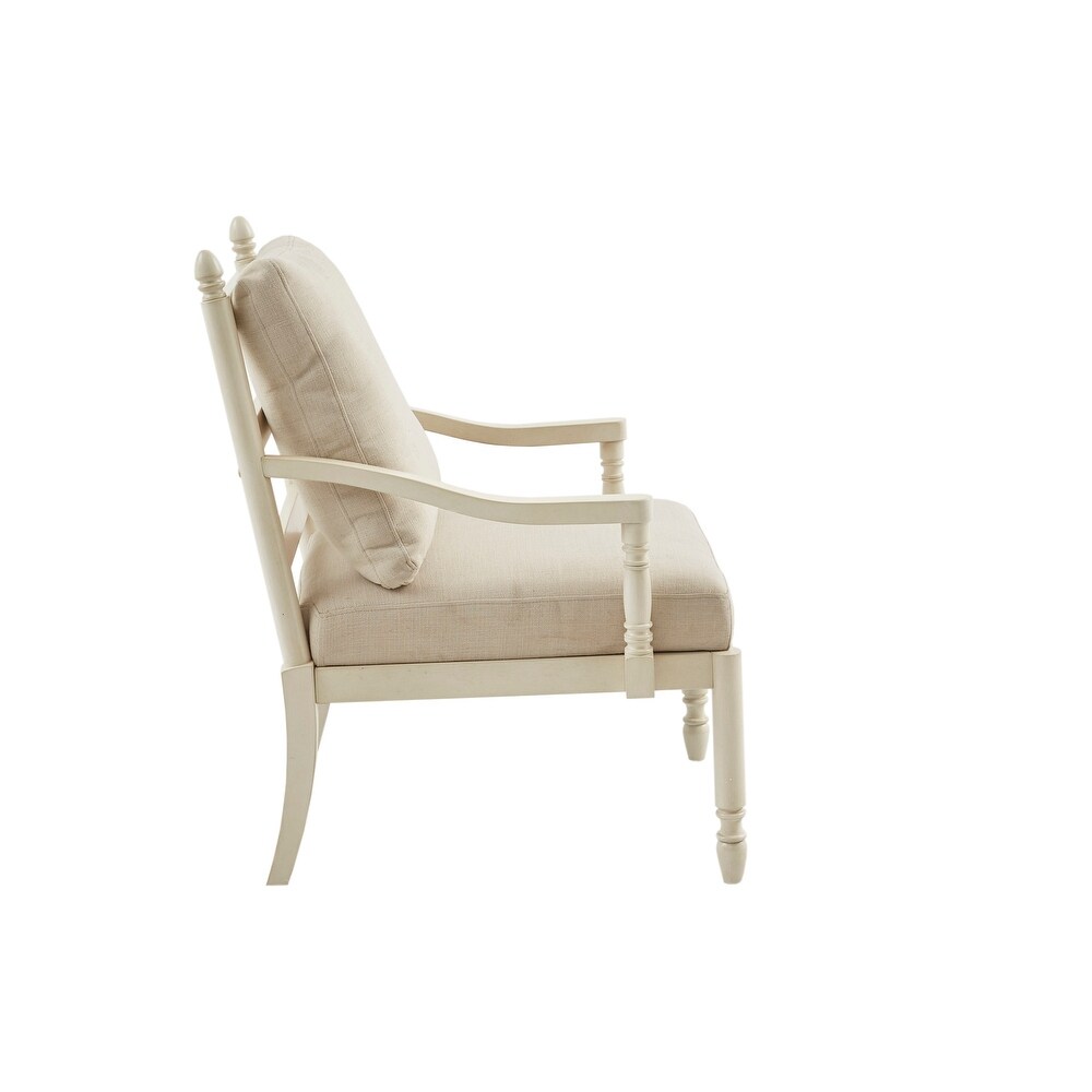 Braxton Cream Accent Chair by Martha Stewart