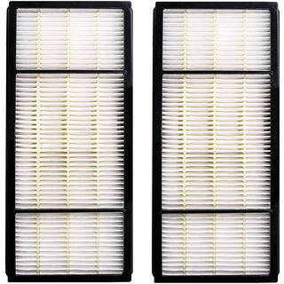 LifeSupplyUSA 10 in. x 4.75 in. x 1.38 in. Replacement HEPA Filter Fits N Honeywell Air Purifier Models (2-Pack) ER183