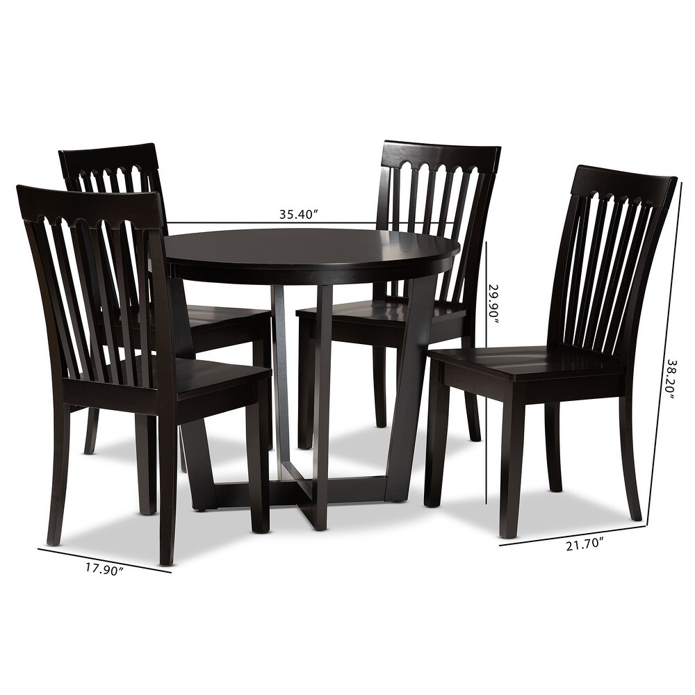 Sasa Modern and Contemporary 5 Piece Dining Set