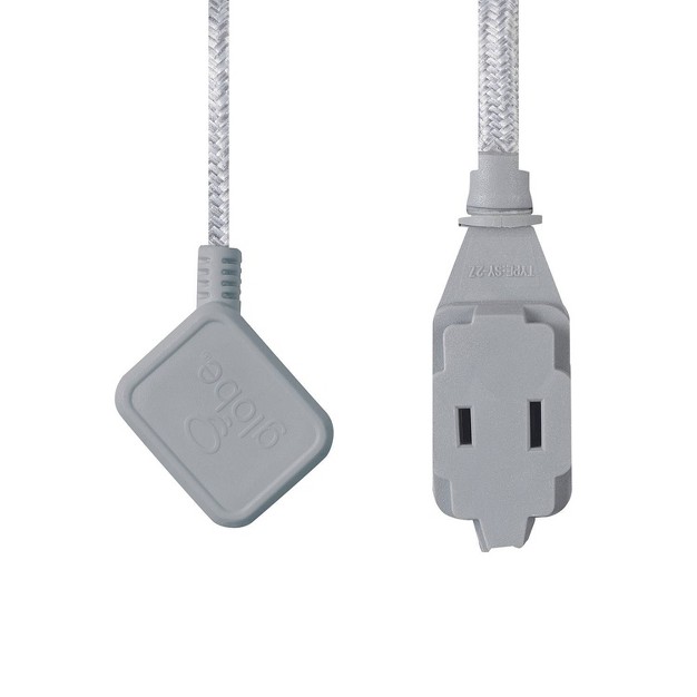 Globe Electric 9 x27 3 Outlet Extension Cord Gray