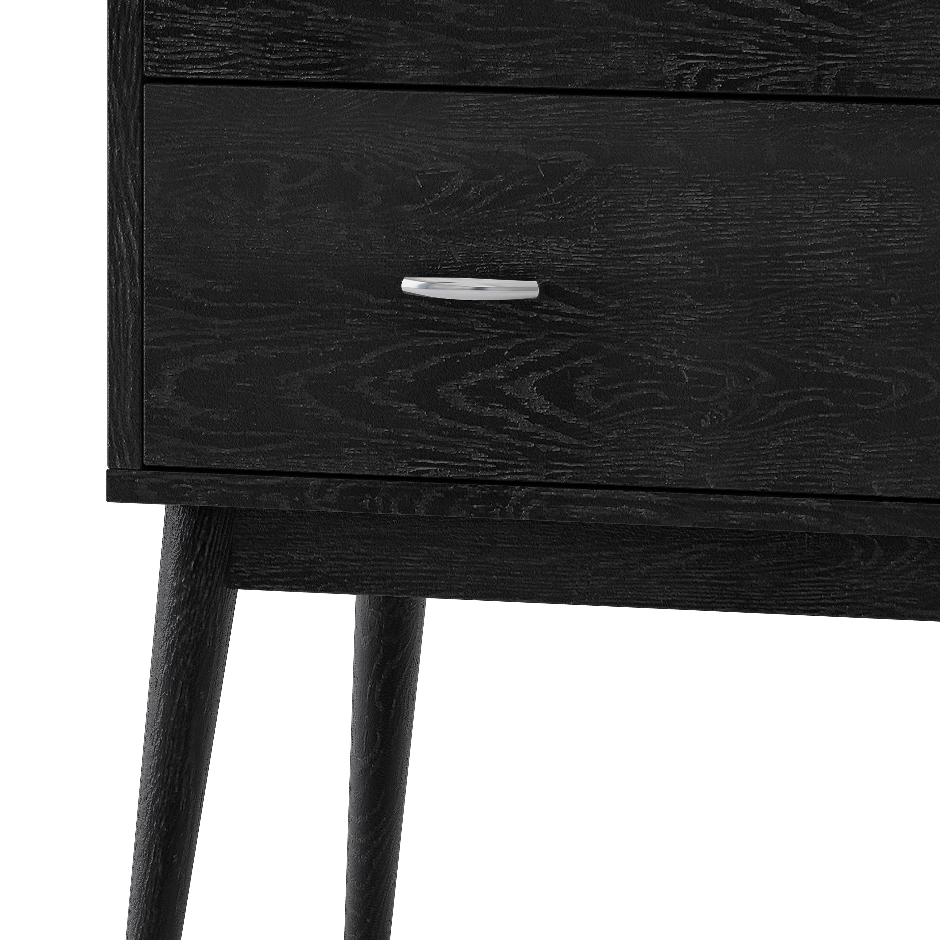 Wilbur Mid Century Modern Wooden 5 Drawer Dresser