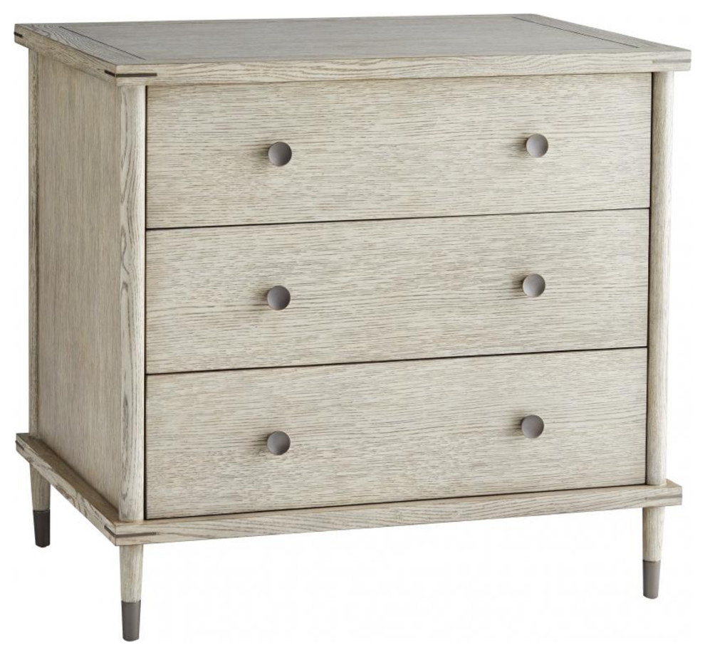 Jobe Chest  Smoke  Oak  Square  30 quotW (5642 3MNN1)   Midcentury   Accent Chests And Cabinets   by Lighting Reimagined  Houzz