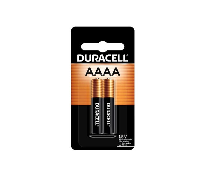 Duracell Coppertop AAAA Alkaline Batteries， 2 Pack