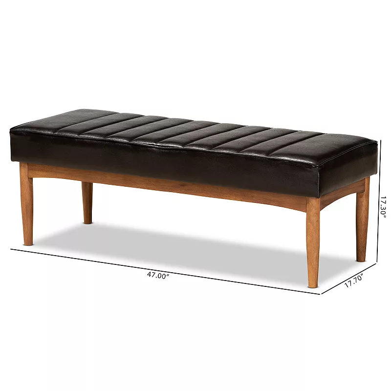 Baxton Studio Daymond Dining Bench