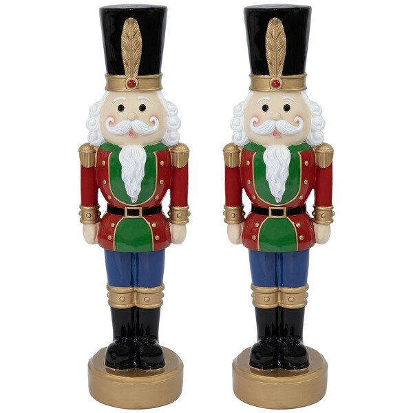 Sunnydaze Tommy the Toy Soldier Christmas Nutcracker Statue