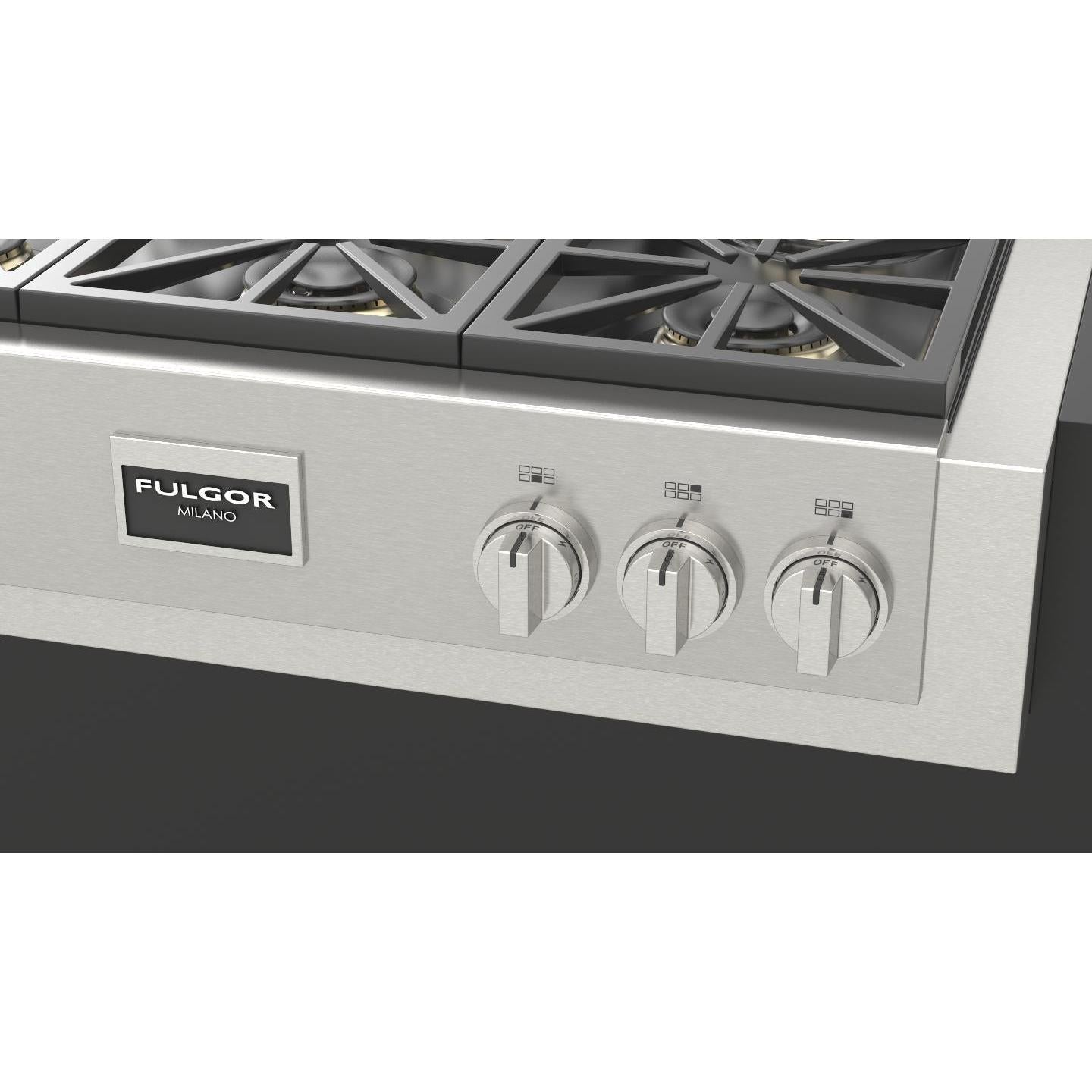 Fulgor Milano 36-inch Buit-in Gas Rangetop with 6 Burners F6GRT366S1