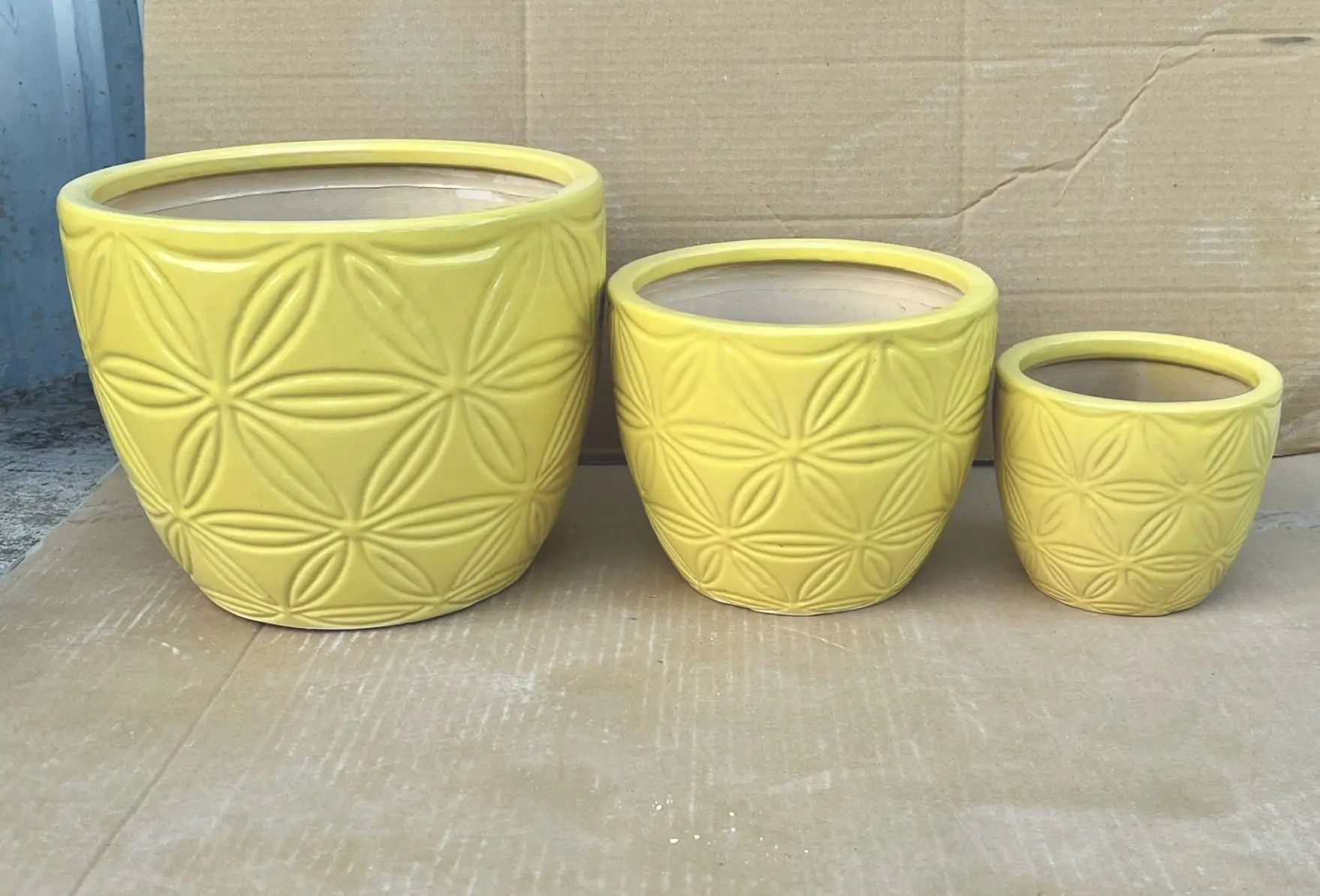 New design garden ceramic flower pot/ ceramic pots  indoor supplies gardening for home decor