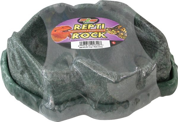 Zoo Med Repti Rock Food/Water Dish Reptile Bowl