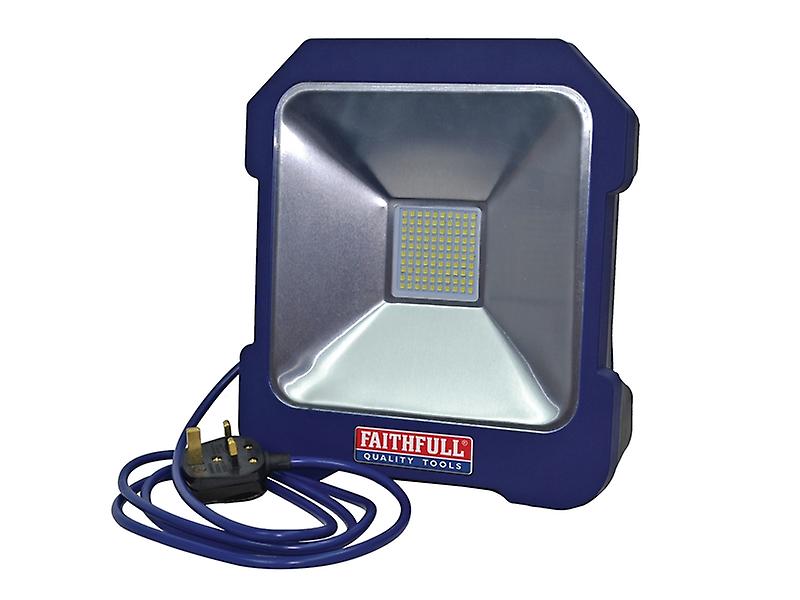 Faithfull Power Plus SMD LED Task Light with Power Take Off 20W 240V FPPSLTL20