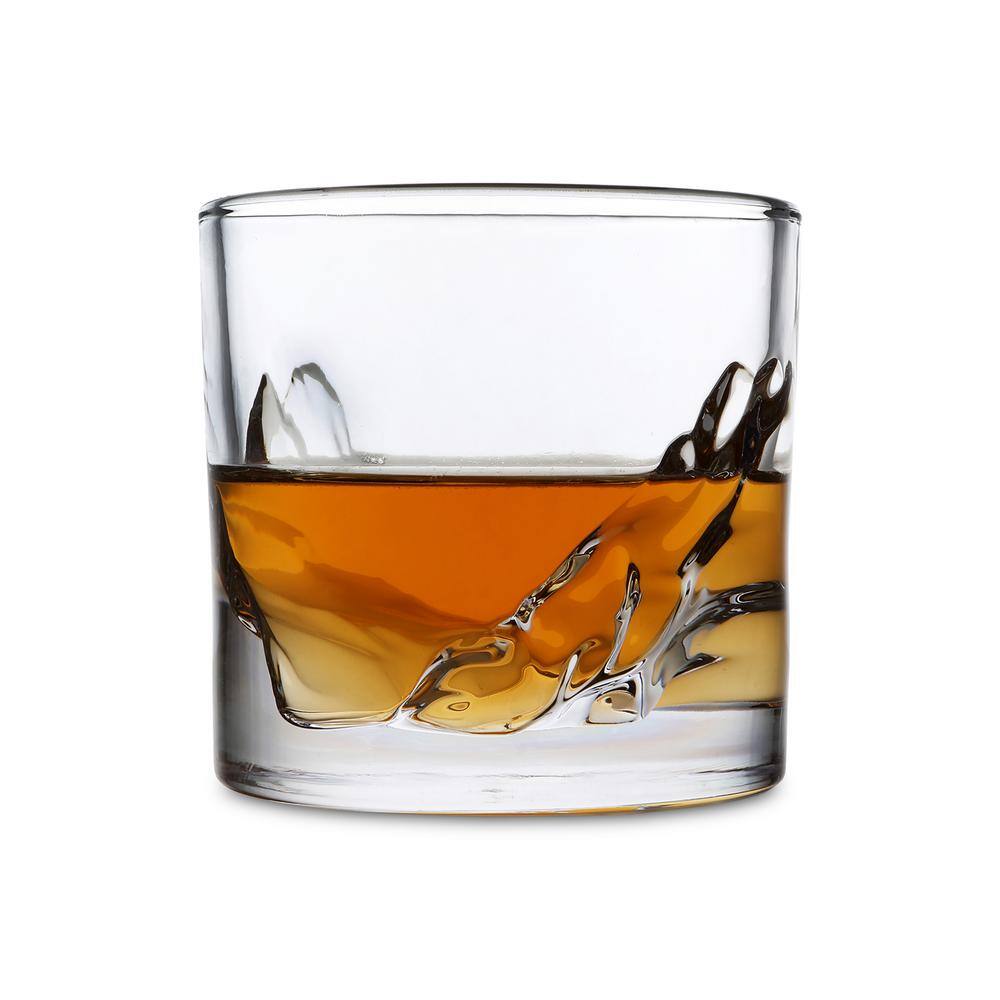 LIITON Grand Canyon Crystal 10 oz. Bourbon Whiskey Glasses (Set of 4) L10100