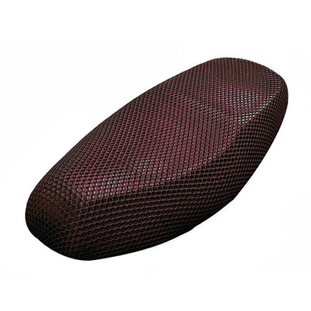 Unique Bargains Breathable Motorcycle Net Seat Cover For Yamaha Size Xl Red Black 1 Pc