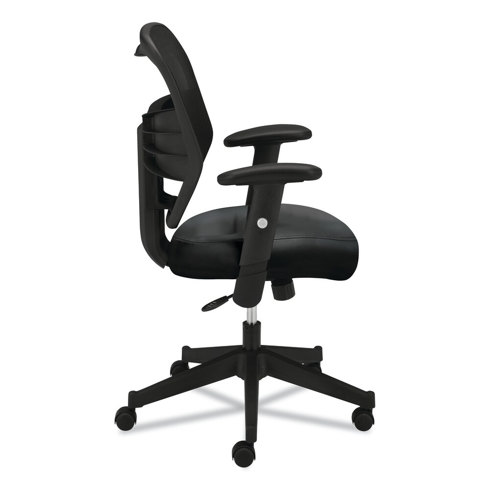 HON VL531 Mesh High Back Task Chair with Adjustable Arms  Supports Up to 250 lb  18\