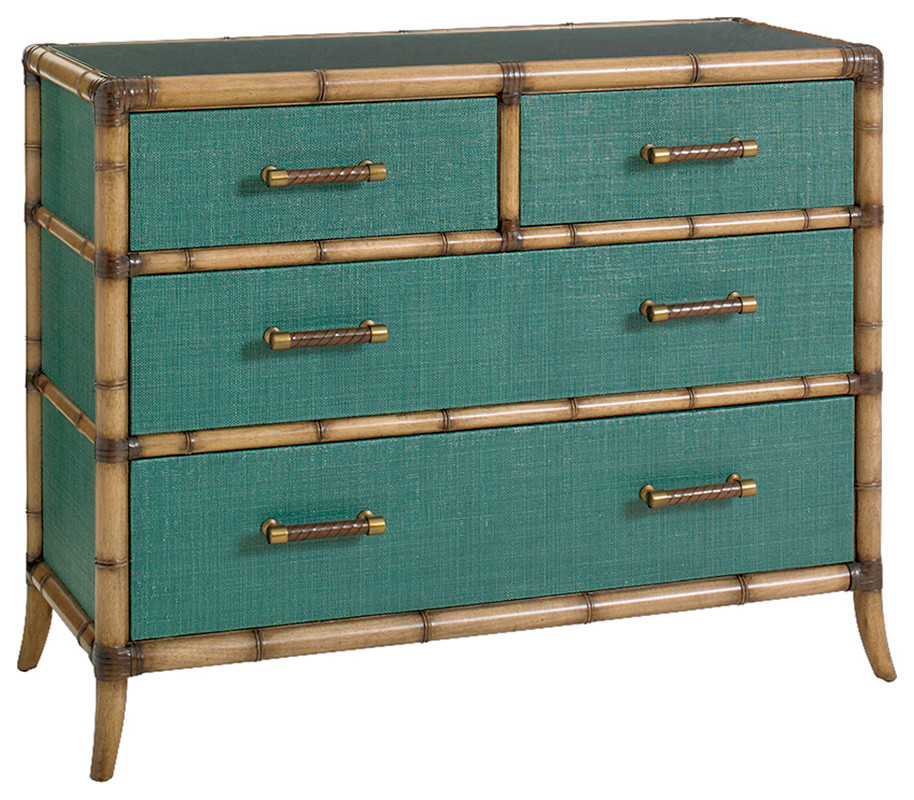 Pacific Teal Chest   Asian   Accent Chests And Cabinets   by Benjamin Rugs and Furniture  Houzz