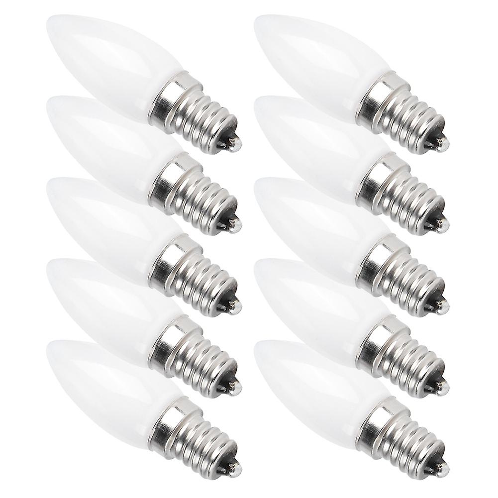 10Pcs Mini E12 LED Candelabra Light Bulbs 1.5W AC 230V for Home Car Cabinet Hotel Lighting