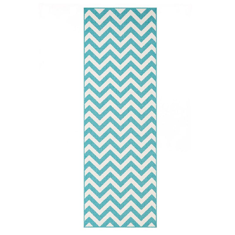 Superior Poipu Modern Chevron Indoor/Outdoor Area Rug