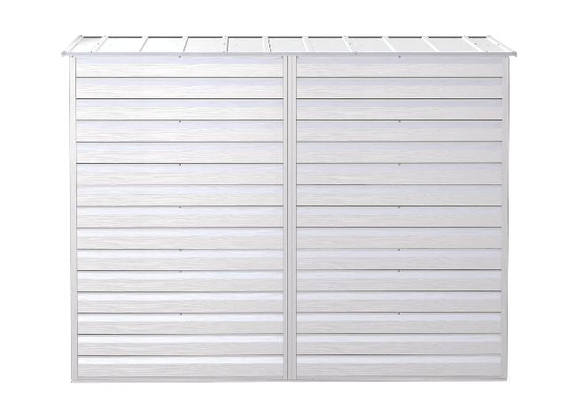 Arrow Select Steel Storage Shed, 8x4, Flute Grey