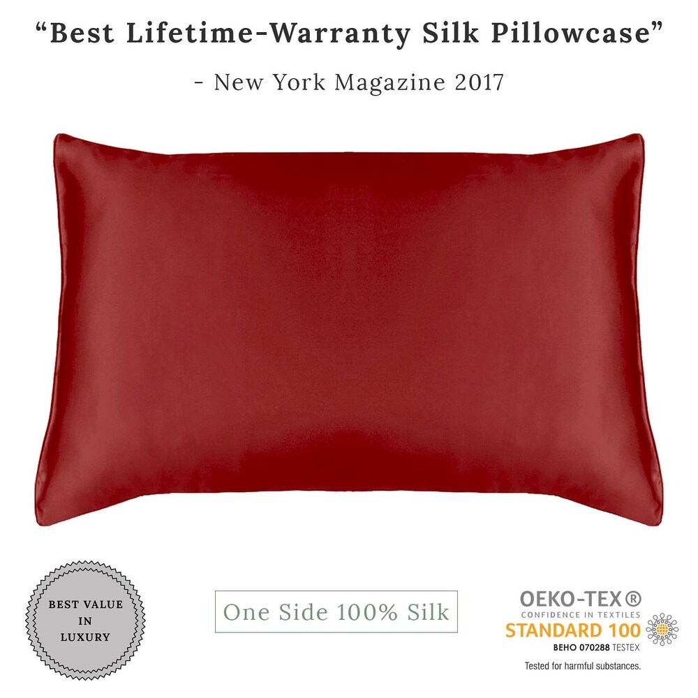 MYK Silk Pillowcase with Cotton Underside