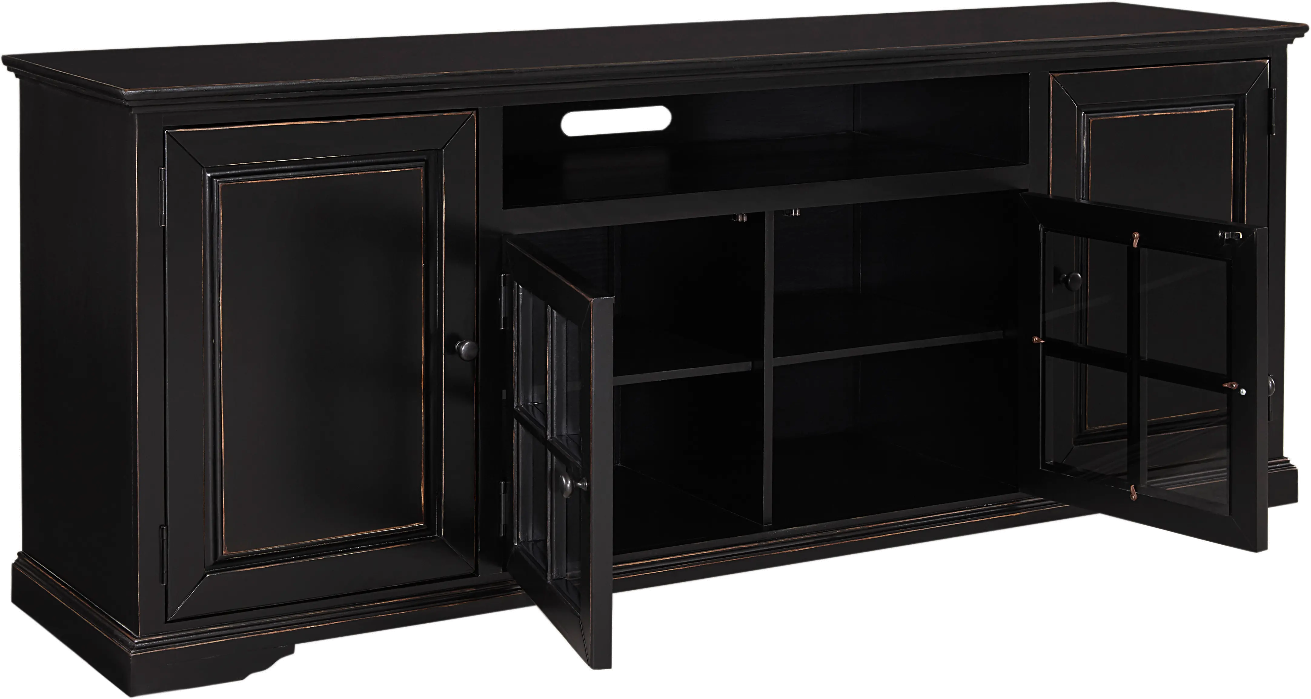 Hamilton Black 82 TV Stand