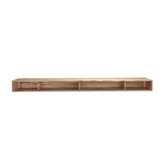 Ornamental Mouldings Rustic Plain 5 ft. Cap-Shelf Mantel RUSTIC5WM