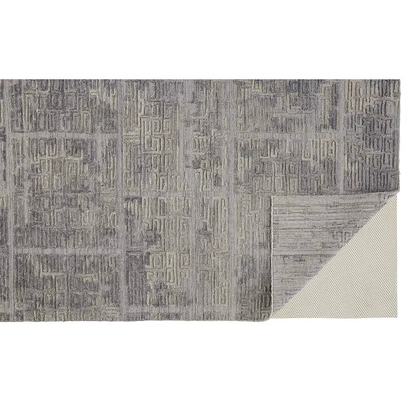 Weave and Wander Huntley Luxe Geometric Maze Rug