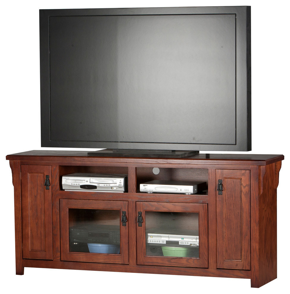 Eagle Furniture 70 quotMission Entertainment Console   Transitional   Entertainment Centers And Tv Stands   by Eagle Furniture  Houzz