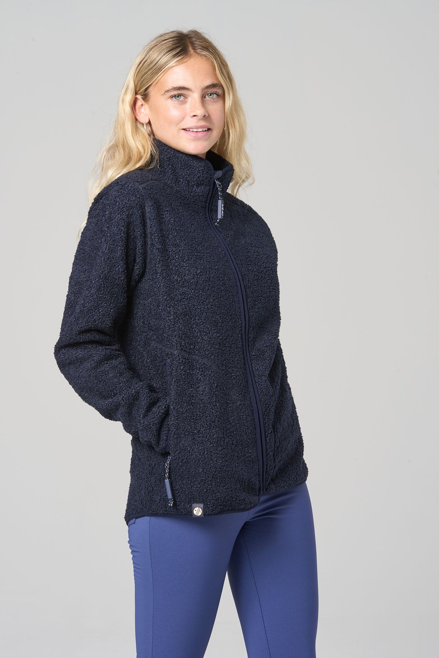 Windproof Full Zip Fleece - Deep Navy