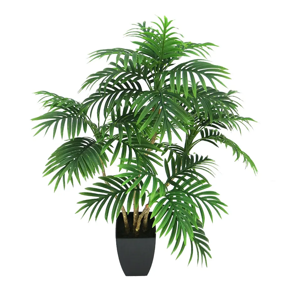 Decor living room supplies 105cm high artificial 42lvs mini palm tree