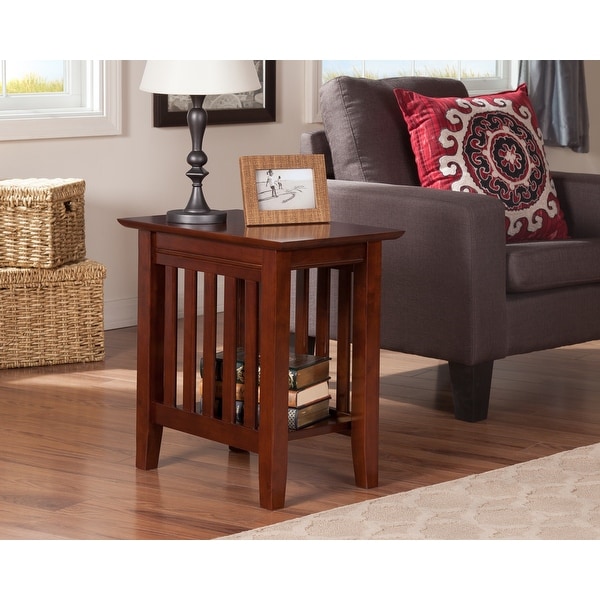 Mission Solid Wood Side Table Set of 2