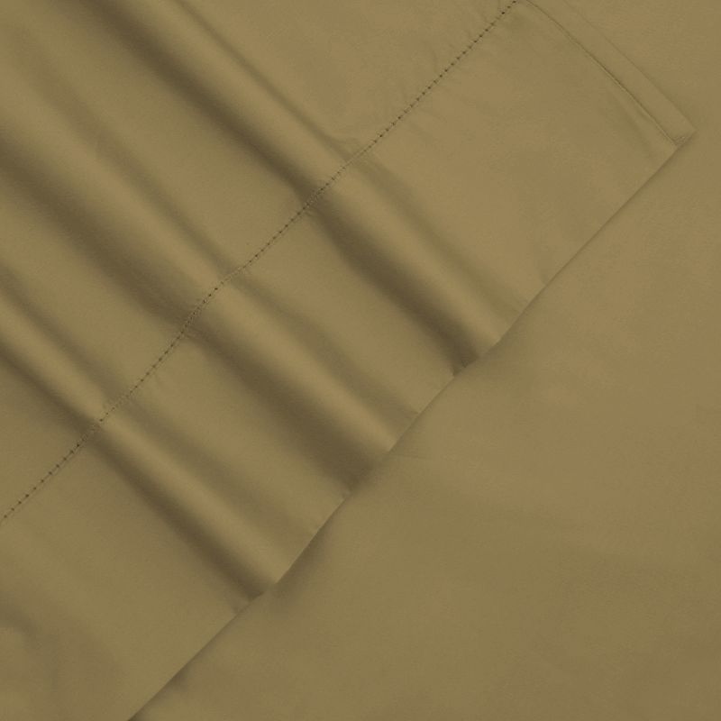 Tribeca Living 800-Thread Count Egyptian Cotton Sateen Deep-Pocket Sheet Set