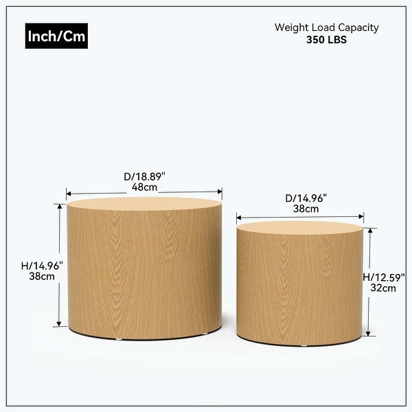 Round Shape Side Table set of 2