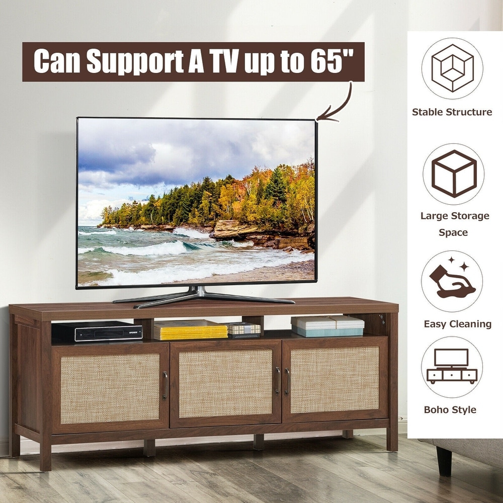 Storage TV Stand Entertainment Media Center for TV's up to 65\