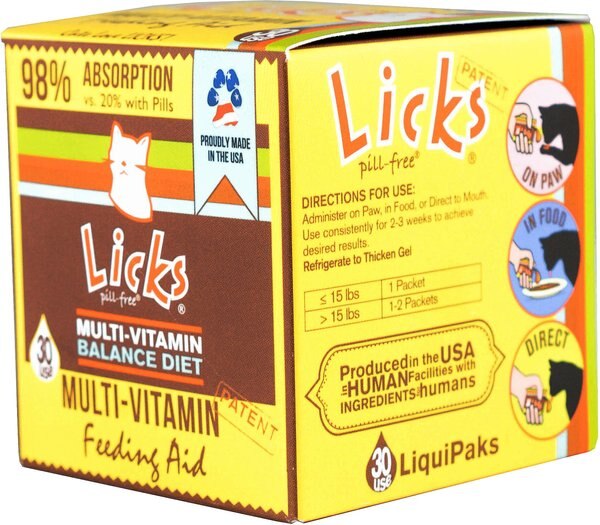 Licks Pill-Free MULTI-VITAMIN Cat Supplement