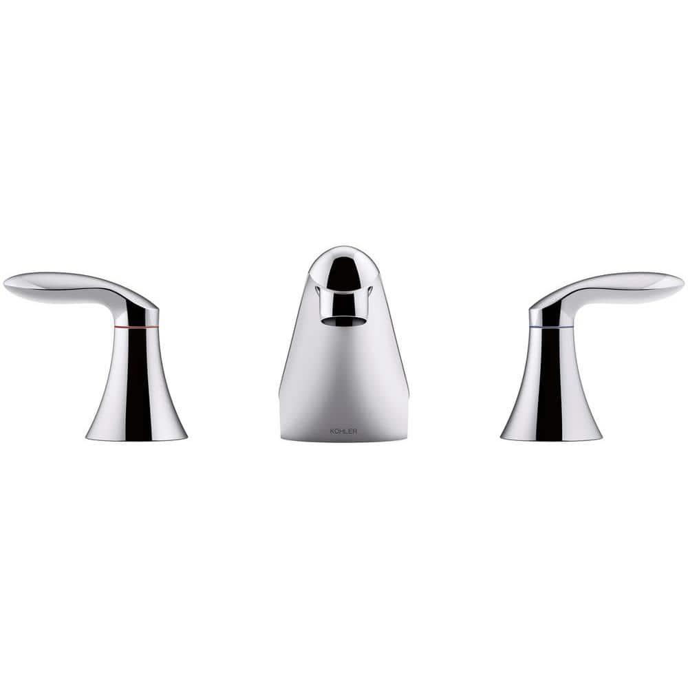 KOHLER Coralais 8 in Widespread 2Handle Bathroom Faucet in Polished Chrome