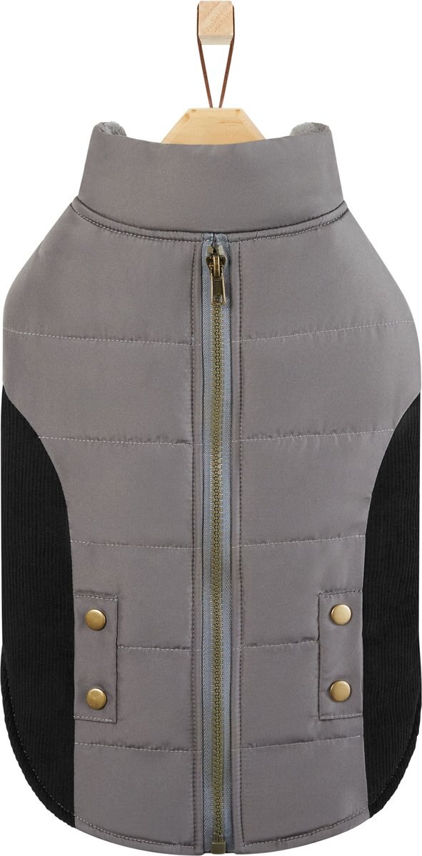 Frisco Mediumweight Faux Zipper Dog and Cat Jacket