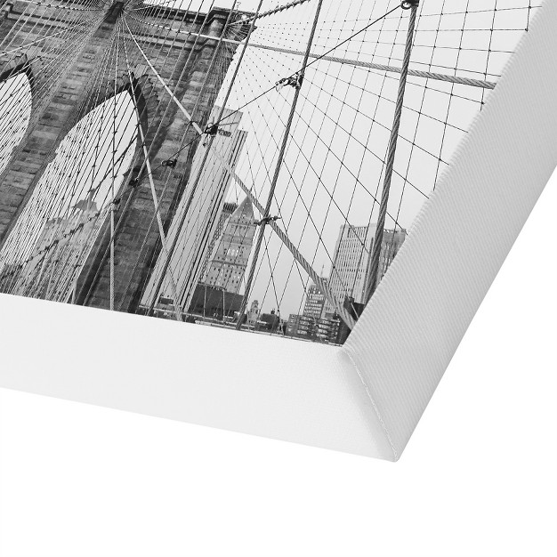 Americanflat Architecture Brooklyn Bridge By Sisi And Seb Unframed Canvas Wall Art