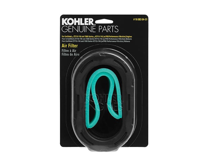 Kohler Air Filter and Pre-Cleaner - 16 883 04-S1