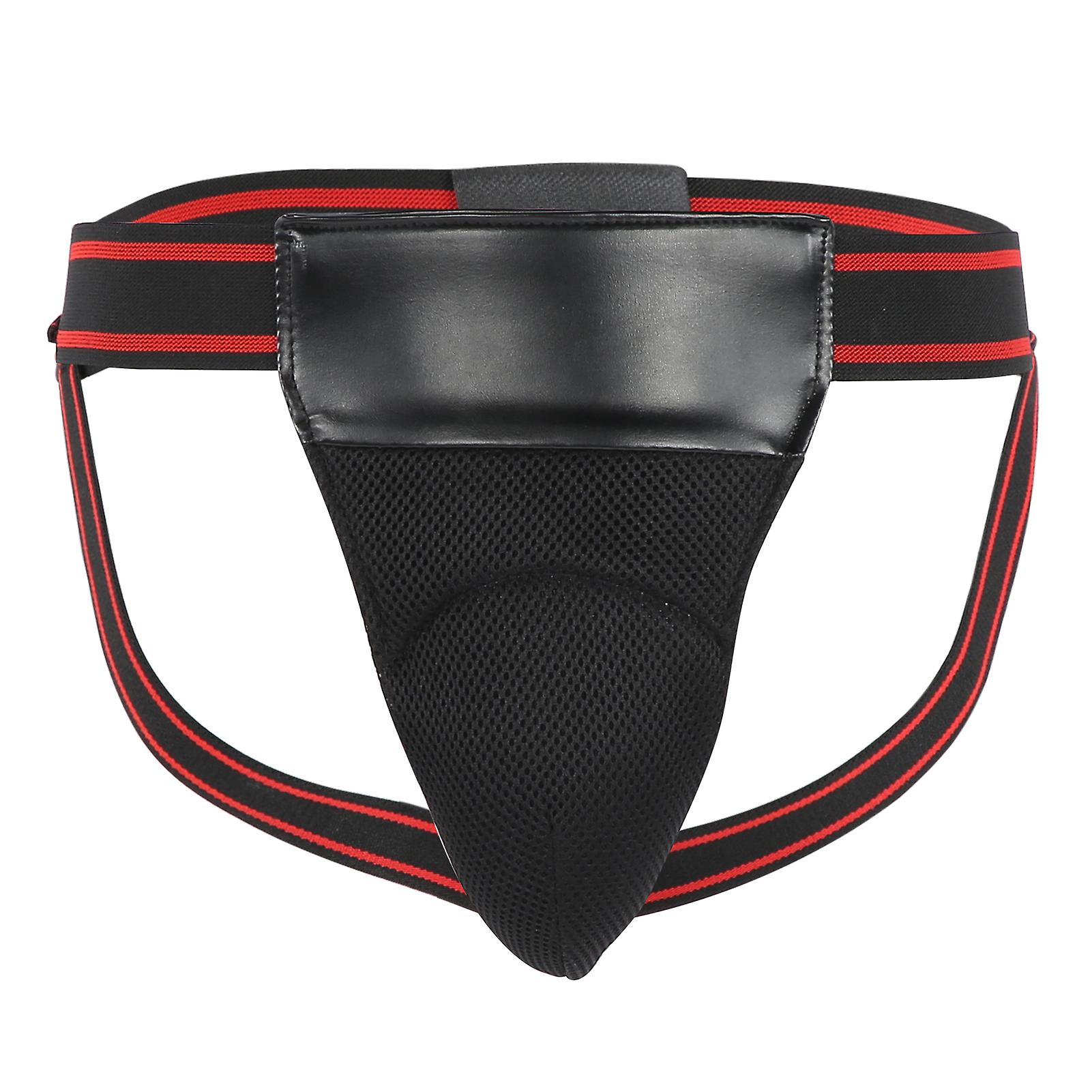 Taekwondo Groin Protector Mma Sanda Crotch Guard Boxing Ergonomic Protection Elastic Belt