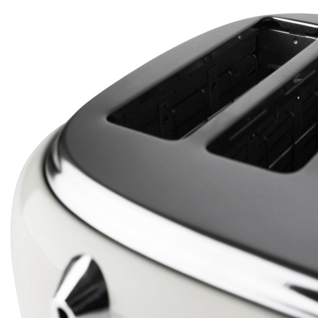 Haden Heritage 4 slice Wide Slot Stainless Steel Body Countertop Retro Toaster With Adjustable Browning Control