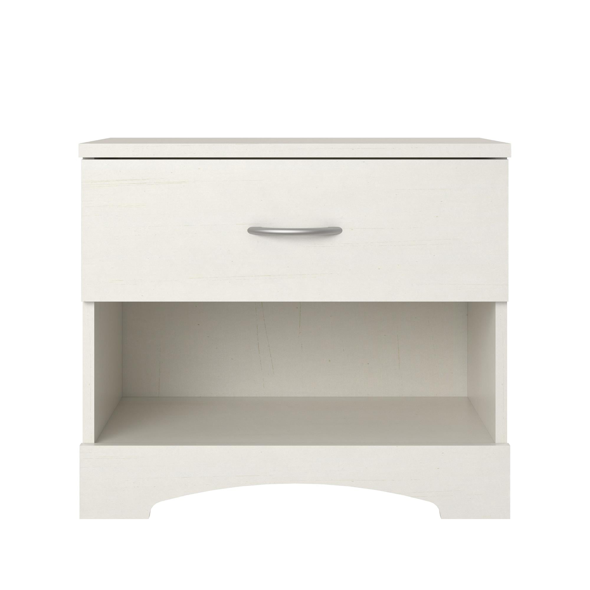 Ameriwood Home Crescent Point Nightstand, Multiple Colors - Ivory